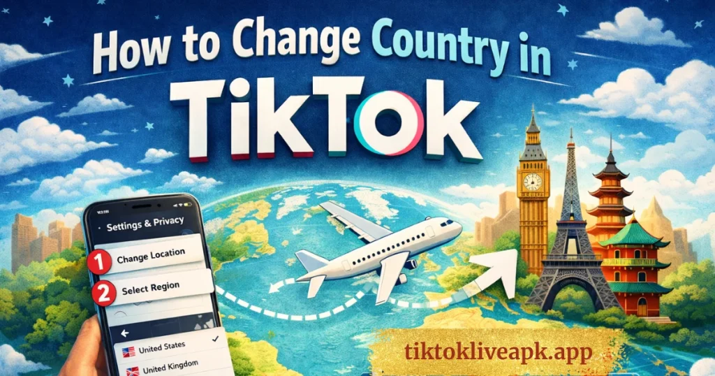 How to Change Country in TikTok 2026 - Location Setting Tips 1 How to Change Country in TikTok using app settings and VPN