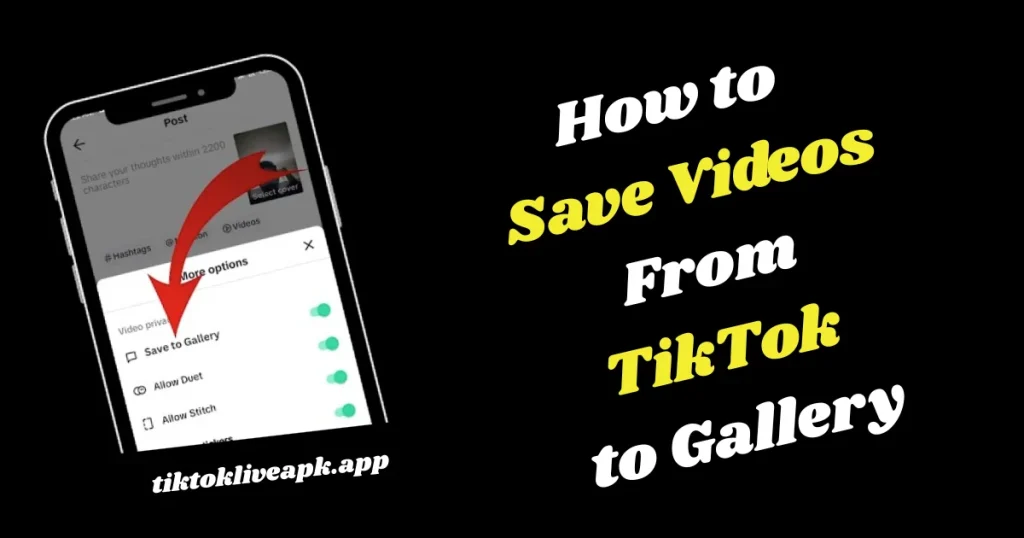 How to Save Videos From TikTok to Gallery: Save TikTok Clips 1 How to Save Videos From TikTok to Gallery